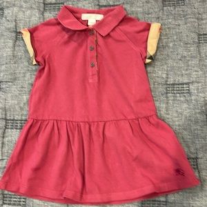 Burberry Kids dress Cherry size 18 m 100 cotton good condition